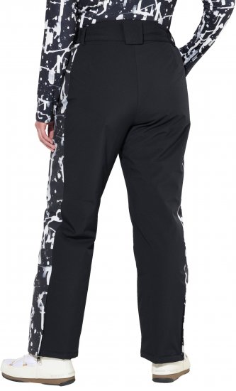 Ulla Popken Hyprar Functional Trousers Waterproof Velcro Closure Snow Gaiter Black - Džíny & Kalhoty ve Velkých Velikostech – Plus Size - 