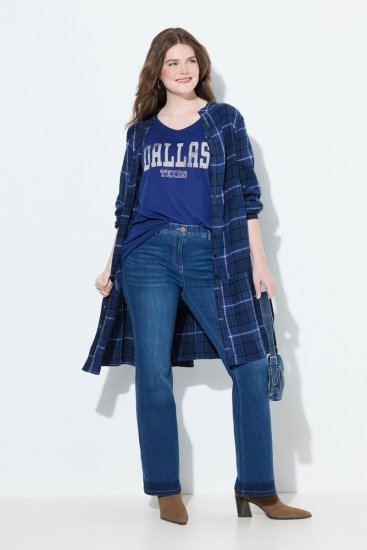 Ulla Popken Stretch Fit Bootcut Jeans Blue Denim - Ulla Popken - Ulla Popken plus size oblečení
