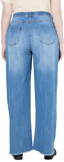 Ulla Popken Extra Wide Leg Stretch Fit Jeans Light Blue - Džíny & Kalhoty ve Velkých Velikostech – Plus Size - 