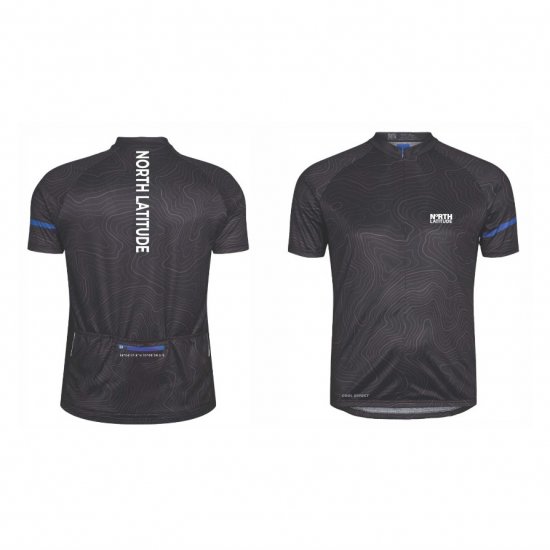 North Latitude Cycling Shirt Black - Cyklistické oblečení - 