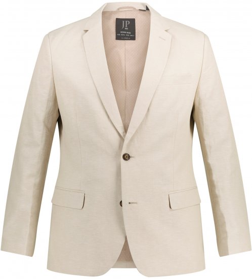 JP1880 Kos Linen Blend Jacket Sand - Obleky - Obleky 2XL-8XL