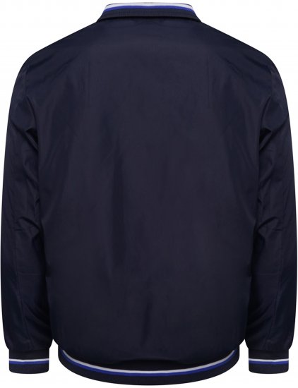 Kam Jeans 444 Premium Harrington Jacket Navy - Bundy - Bundy Nadměrné Velikosti - 2XL-8XL