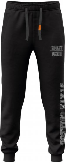 Motley Denim Lyon Sweatpants Black - Tepláky & kraťasy - Tepláky a Teplákové Kraťasy 2XL-12XL