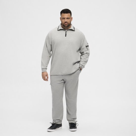 North Latitude Ottoman Sweatpants Mid Grey - Tepláky & kraťasy - Tepláky a Teplákové Kraťasy 2XL-12XL