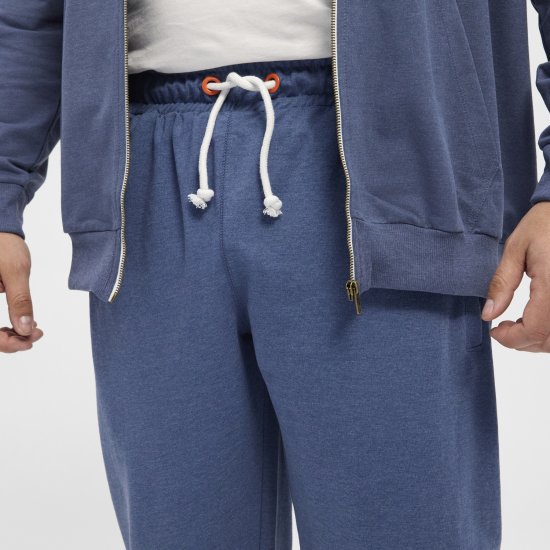 North Latitude Sweat Trousers Blue Melange - Tepláky & kraťasy - Tepláky a Teplákové Kraťasy 2XL-12XL