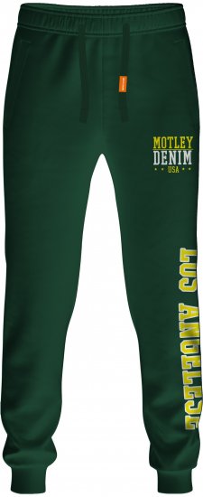 Motley Denim Pisa Sweatpants Racing Green - Tepláky & Kraťasy - Tepláky a Teplákové Kraťasy 2XL-12XL