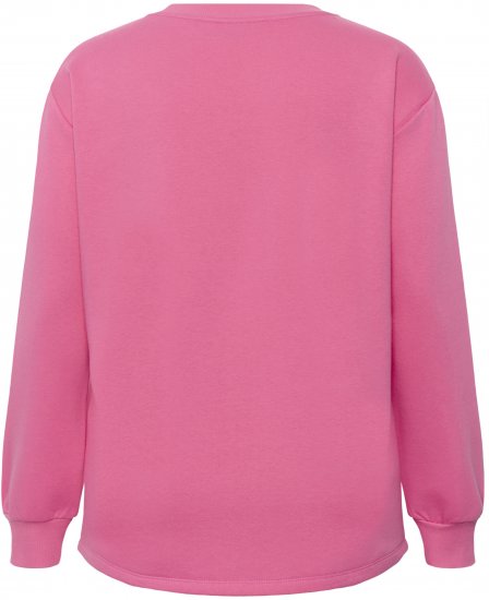 Kaffe Curve Sus Sweatshirt Pink Power - Mikiny - 