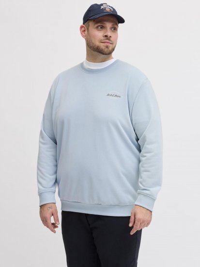 Jack & Jones Brandon Sweatshirt Blue - Mikiny & mikiny s kapucí - Mikiny & Mikiny s kapucí 2XL-12XL