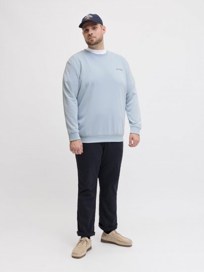 Jack & Jones Brandon Sweatshirt Blue - Mikiny & mikiny s kapucí - Mikiny & Mikiny s kapucí 2XL-12XL
