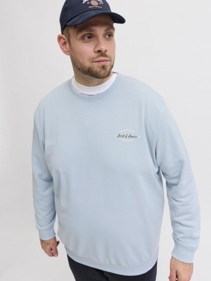 Jack & Jones Brandon Sweatshirt Blue - Mikiny & mikiny s kapucí - Mikiny & Mikiny s kapucí 2XL-12XL