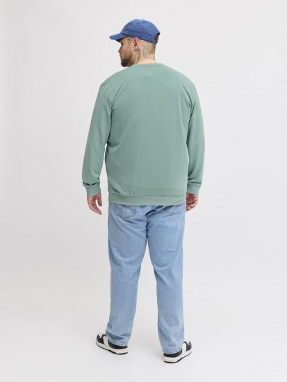Jack & Jones Brandon Sweatshirt Turquoise - Mikiny & mikiny s kapucí - Mikiny & Mikiny s kapucí 2XL-12XL