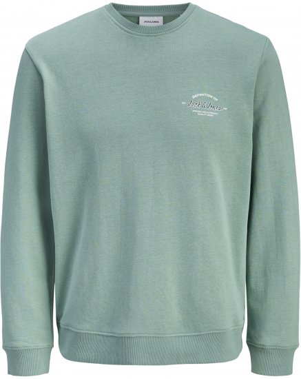 Jack & Jones Brandon Sweatshirt Turquoise - Mikiny & mikiny s kapucí - Mikiny & Mikiny s kapucí 2XL-12XL