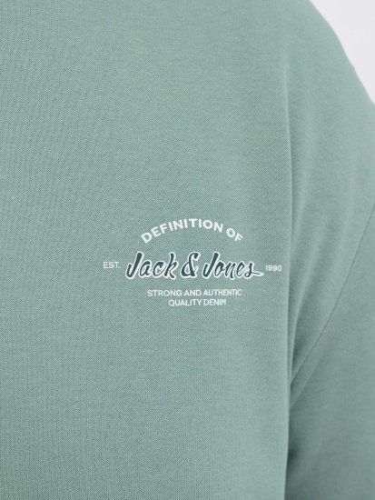 Jack & Jones Brandon Sweatshirt Turquoise - Mikiny & mikiny s kapucí - Mikiny & Mikiny s kapucí 2XL-12XL