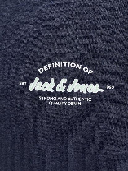Jack & Jones Brandon Sweatshirt Navy - Mikiny & mikiny s kapucí - Mikiny & Mikiny s kapucí 2XL-12XL