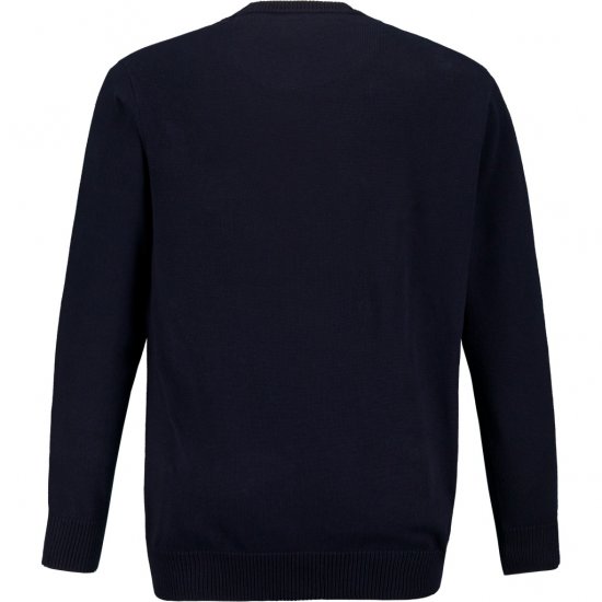 JP1880 Pullover Sweater Dark Navy TALL - PÁNSKÉ OBLEČENÍ MT-6XLT - TALL-velikosti