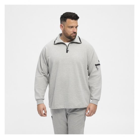 North Latitude Ottoman Sweatshirt Mid Grey - Mikiny & mikiny s kapucí - Mikiny & Mikiny s kapucí 2XL-12XL