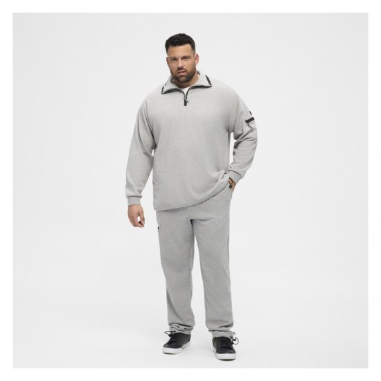 North Latitude Ottoman Sweatshirt Mid Grey - Mikiny & mikiny s kapucí - Mikiny & Mikiny s kapucí 2XL-12XL