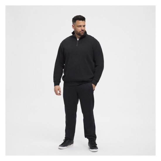North Latitude Denim Half-Zip Sweatshirt Black - Mikiny & mikiny s kapucí - Mikiny & Mikiny s kapucí 2XL-12XL