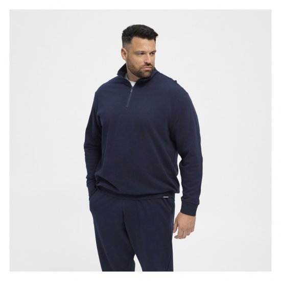 North Latitude Half-Zip Sweatshirt Navy Blue - Mikiny & mikiny s kapucí - Mikiny & Mikiny s kapucí 2XL-12XL