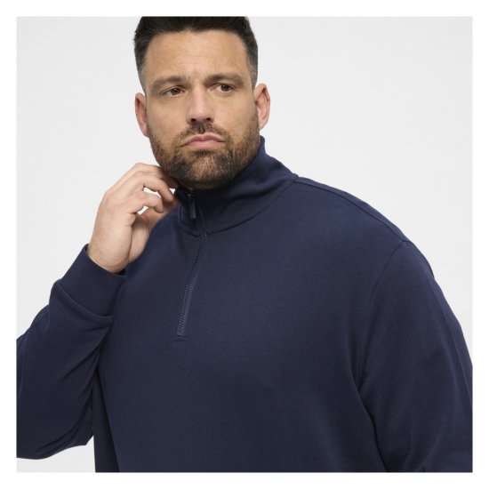 North Latitude Half-Zip Sweatshirt Navy Blue - Mikiny & mikiny s kapucí - Mikiny & Mikiny s kapucí 2XL-12XL
