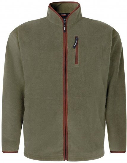 Espionage FL048 Microfleece Jacket Olive Green - Fleecové oblečení - Fleecové oblečení 2XL-12XL