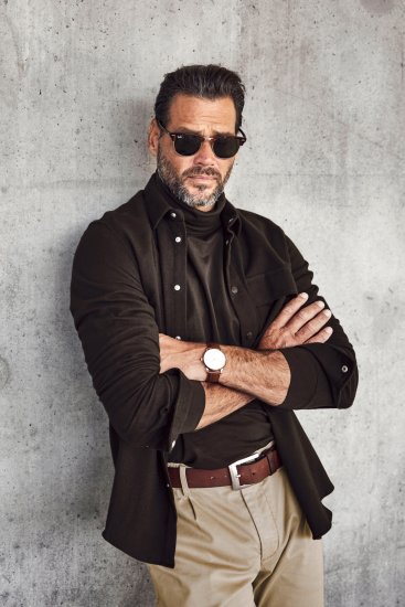 JP1880 Turtleneck Sweatshirt Long Sleeve Dark Brown - Mikiny & mikiny s kapucí - Mikiny & Mikiny s kapucí 2XL-12XL