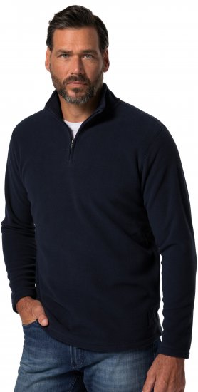 JP1880 Fleece Half-Zip Ultralight Navy - Mikiny & mikiny s kapucí - Mikiny & Mikiny s kapucí 2XL-12XL