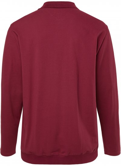 JP1880 Polo Shirt Pique Long Sleeve Red - Polokošile - Polokošile 2XL-8XL - Trička s límečkem 2XL-8XL
