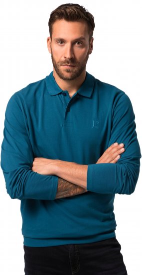 JP1880 Polo Shirt Long Sleeve Blue - Polokošile - Polokošile 2XL-8XL - Trička s límečkem 2XL-8XL