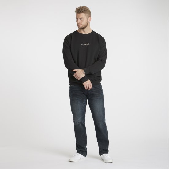 North Latitude Denim Logo Sweatshirt Black TALL - TALL mikiny - 