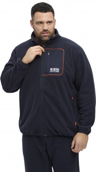 North Latitude 53142 Soft Fleece Jacket Dark Navy - Mikiny & mikiny s kapucí - Mikiny & Mikiny s kapucí 2XL-12XL