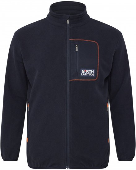 North Latitude 53142 Soft Fleece Jacket Dark Navy - Mikiny & mikiny s kapucí - Mikiny & Mikiny s kapucí 2XL-12XL