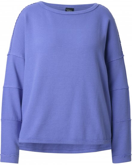 Ulla Popken Inverted Seam Long Sleeve Sweatshirt Lavender - Mikiny & mikiny s kapucí - 