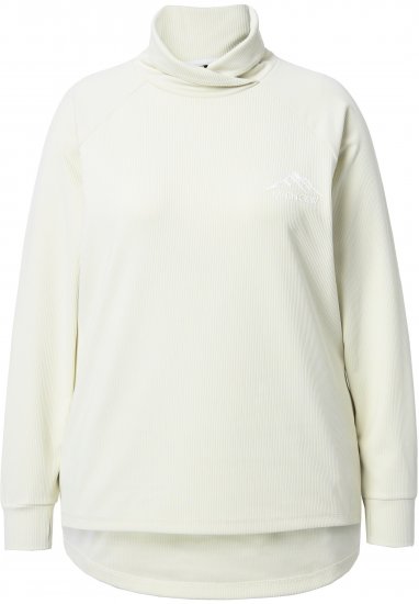 Ulla Popken Antibacterial Sporty Fit Sweatshirt Taupe - Mikiny & mikiny s kapucí - 