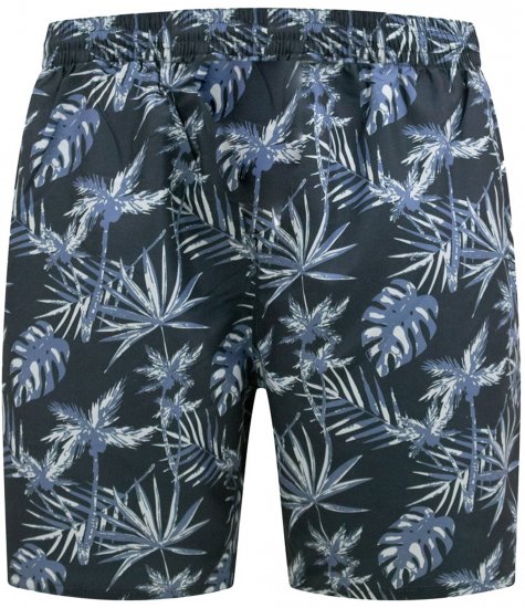D555 Cleethorpes Hawaii Printed Swimshorts Navy - Plavky - Plavky - 2XL-12XL