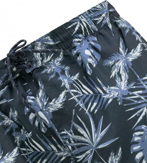D555 Cleethorpes Hawaii Printed Swimshorts Navy - Plavky - Plavky - 2XL-12XL