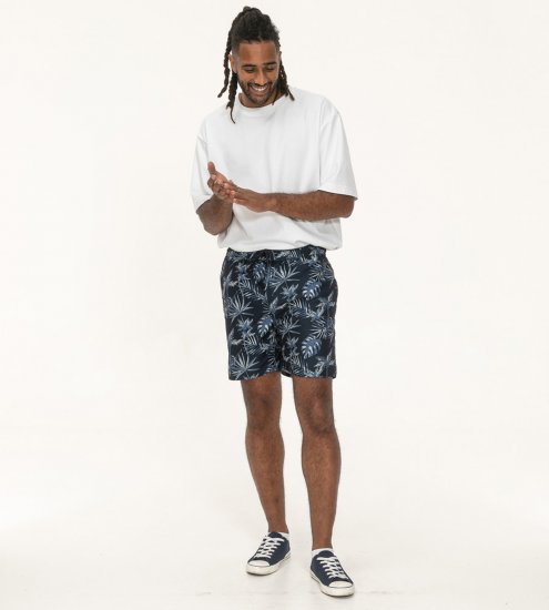 D555 Cleethorpes Hawaii Printed Swimshorts Navy - Plavky - Plavky - 2XL-12XL