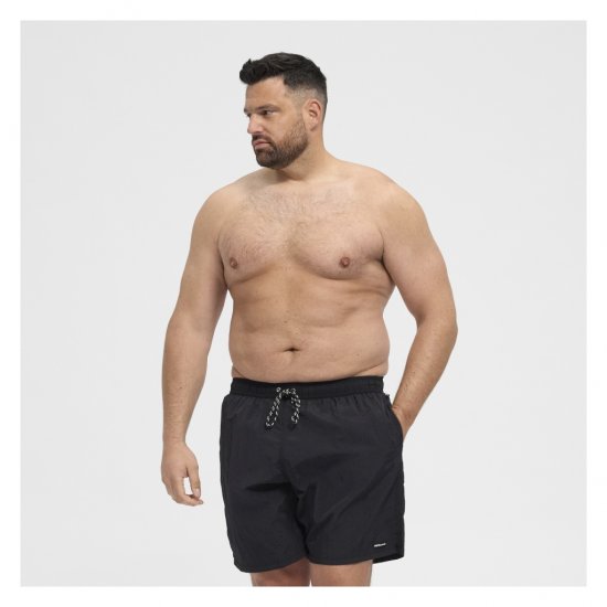 North Latitude Swimshorts Black - Spodní prádlo - Spodní Prádlo Nadměrné Velikosti 2XL-8XL