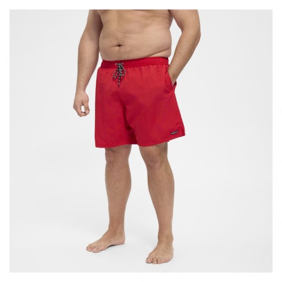 North Latitude Swimshorts Red - Spodní prádlo - Spodní Prádlo Nadměrné Velikosti 2XL-8XL