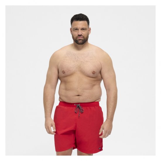 North Latitude Swimshorts Red - Spodní prádlo - Spodní Prádlo Nadměrné Velikosti 2XL-8XL