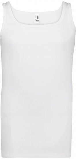  Adamo Royal Fine Ribbed Undershirt 2-Pack White - Spodní Prádlo - Spodní Prádlo Nadměrné Velikosti 2XL-8XL