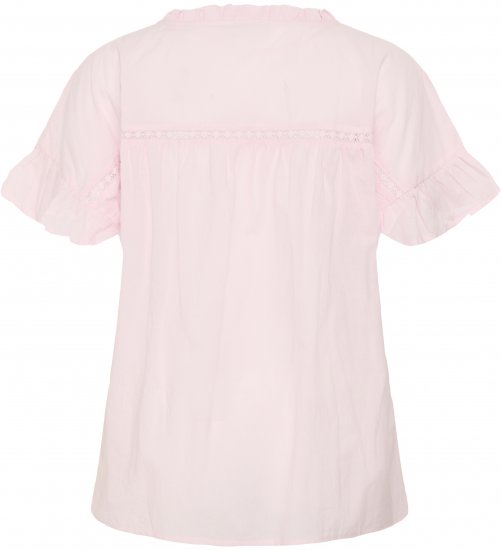 Kaffe Curve Valeria Top Ballerina Pink - Trička & topy - 