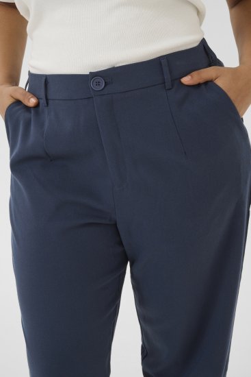 Kaffe Curve Merla Kalhoty Půlnoční námořnická - Džíny & Kalhoty ve Velkých Velikostech – Plus Size - 