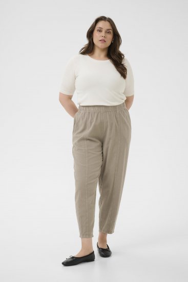 Kaffe Curve Nana Barrel Pants Brindle - Látkové kalhoty - 