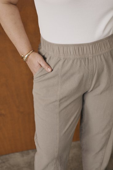 Kaffe Curve Nana Barrel Pants Brindle - Látkové kalhoty - 