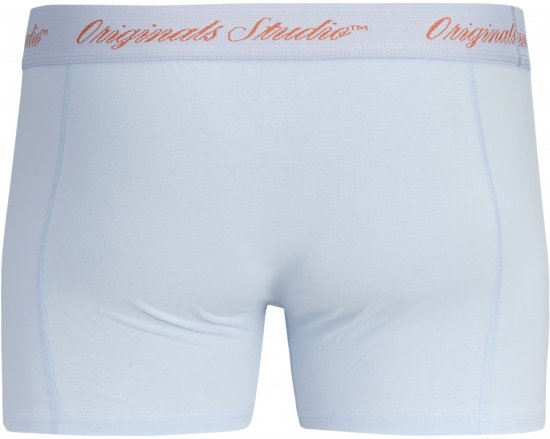 Jack & Jones Norrebro Solid Trunks 3-Pack Blue - Boxerky - Boxerky 2XL-12XL