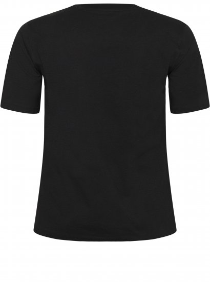Kaffe Curve Ariana T-Shirt Black - Trička - 