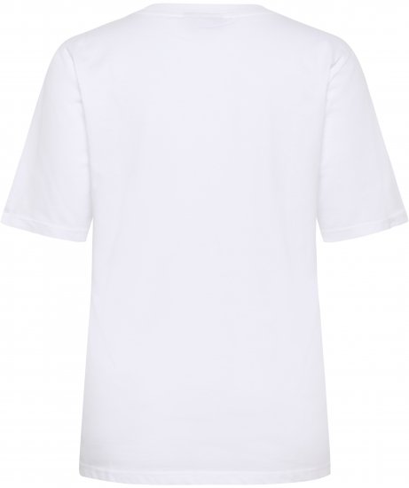 Kaffe Curve Chari T-Shirt Optical White - Trička - 