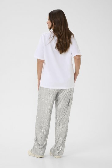 Kaffe Curve Chari T-Shirt Optical White - Trička - 
