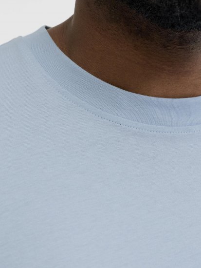 Jack & Jones Brandon T-Shirt Celestial Blue - Trička - Trička nadměrné velikosti - 2XL-14XL
